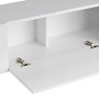 Nordure Nexus Mueble para TV Blanco y Dorado